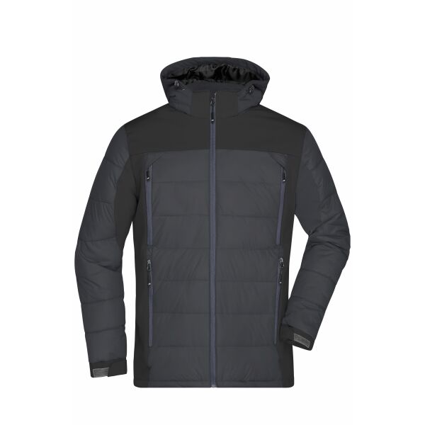 JN1050 Men's Outdoor Hybridjacket zwart S