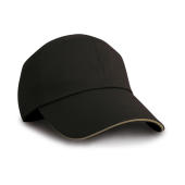 Herringbone Cap - Black/Tan - One Size