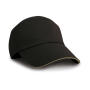 Herringbone Cap - Black/Tan - One Size