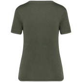 Afgewassen dames T-shirt  - 165 gr/m2 Washed Organic Khaki XS