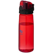 Capri 700 ml tritan sportfles - Transparant rood