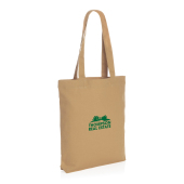 Impact AWARE™ recycled canvas tas 285gsm ongeverfd, bruin