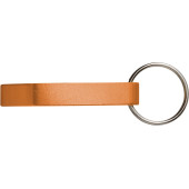 Metalen 2-in-1 sleutelhanger Felix oranje