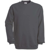 Crew Neck Sweatshirt Set In Steel Grey XL