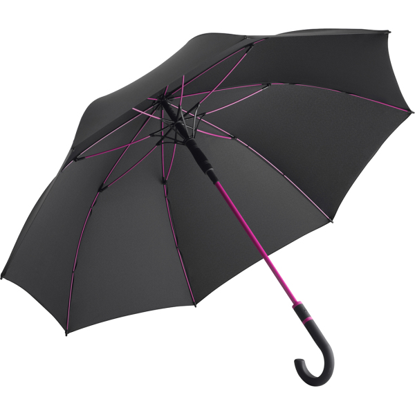 AC midsize umbrella FARE®-Style - black-magenta