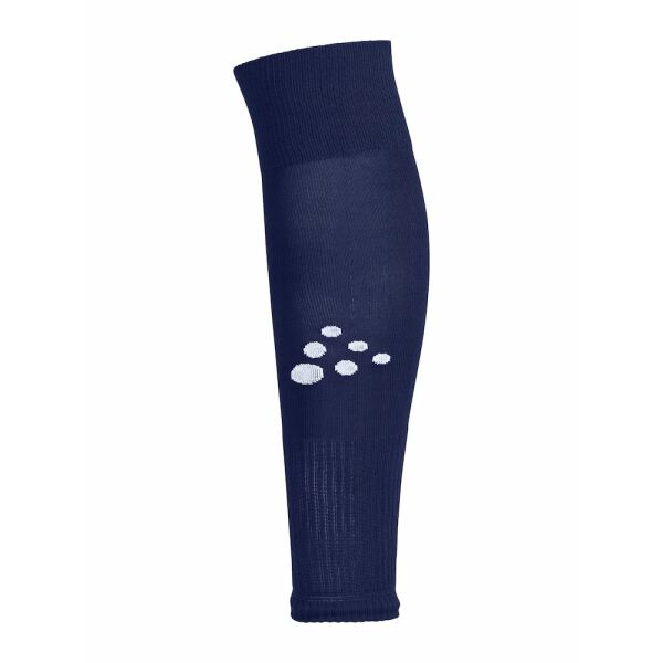 Squad sock w/o foot solid navy
