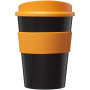Americano® Medio 300 ml beker met grip - Zwart/Oranje