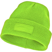 Boreas beanie met patch - Appelgroen