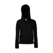 Premium Hooded Sweat Jacket Lady-Fit - Black - 2XL (18)