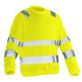 Jobman 1150 Hi-vis sweatshirt geel 4xl