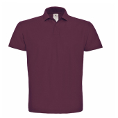 ID.001 Piqué Polo Shirt - Wine - XS