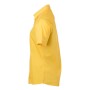 Ladies' Shirt Shortsleeve Poplin - yellow - M