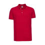 Men's Fitted Stretch Polo - Classic Red - 3XL
