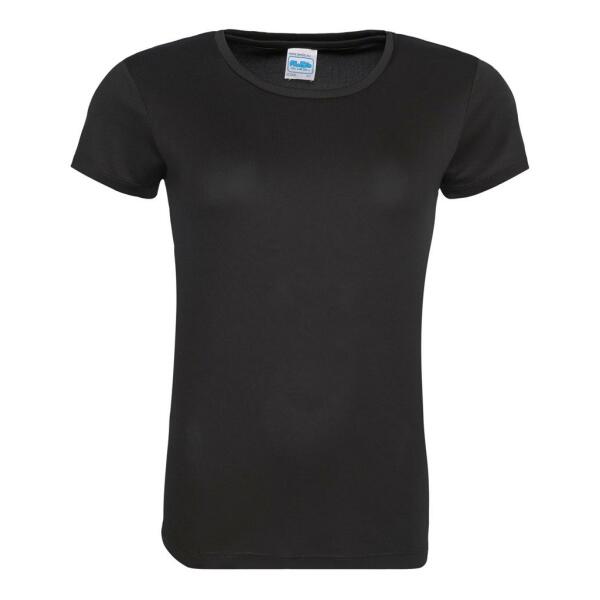 AWDis Ladies Cool T-Shirt, Jet Black, L, Just Cool