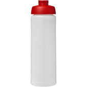 Baseline® Plus 750 ml drikkeflaske med fliplåg - Transparent/Rød