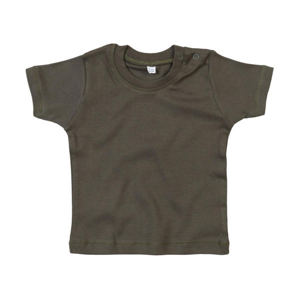 Baby T-Shirt - Light Olive Organic - 0-3