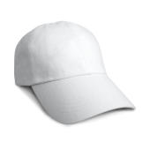 Heavy Cotton Drill Cap - White - One Size