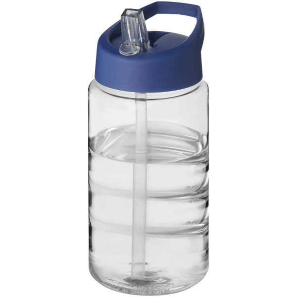 H2O Active® Bop 500 ml spout lid sport bottle - Transparent/Blue