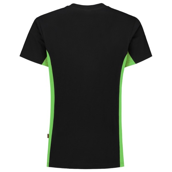 T-shirt Bicolor 102004 Black-Lime 5XL