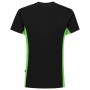 T-shirt Bicolor 102004 Black-Lime 5XL