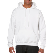 Gildan Sweater Hooded HeavyBlend for him White 5XL