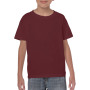 Gildan T-shirt Heavy Cotton SS for kids 7644 maroon M