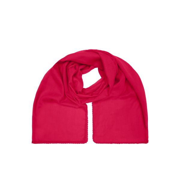 MB6404 Cotton Scarf - red - one size