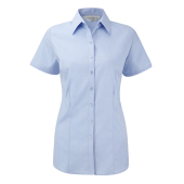 Ladies' Herringbone Shirt - Light Blue - XS (34)