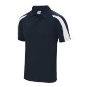 AWDis Cool Contrast Polo Shirt, French Navy/Arctic White, L, Just Cool