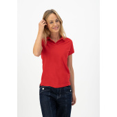 L&S Polo Basic Mix SS for her dark navy XL