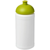 Baseline® Plus 500 ml sportflaska med kupollock - Vit/Limegrön