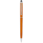 Valeria ABS balpen met stylus - Oranje