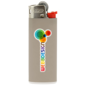 BIC® J25 Standaard aansteker J25 Lighter BO Grey_BA white_FO red_HO chrome