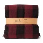 SENZA Recycled Cotton Plaid Geruit Bordeaux