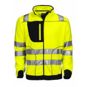 6303 HV Fleece jacket yellow/black XS