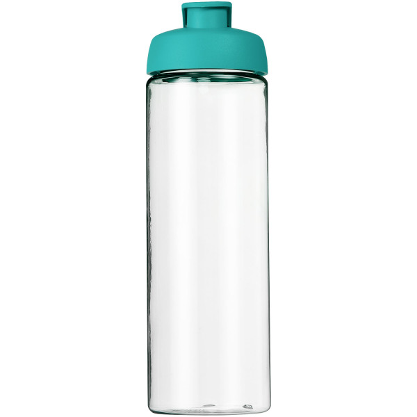 H2O Active® Vibe 850 ml flip lid sport bottle - Transparent/Aqua blue