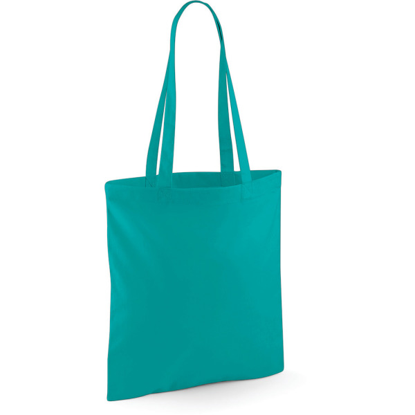 Shopper bag long handles Emerald One Size