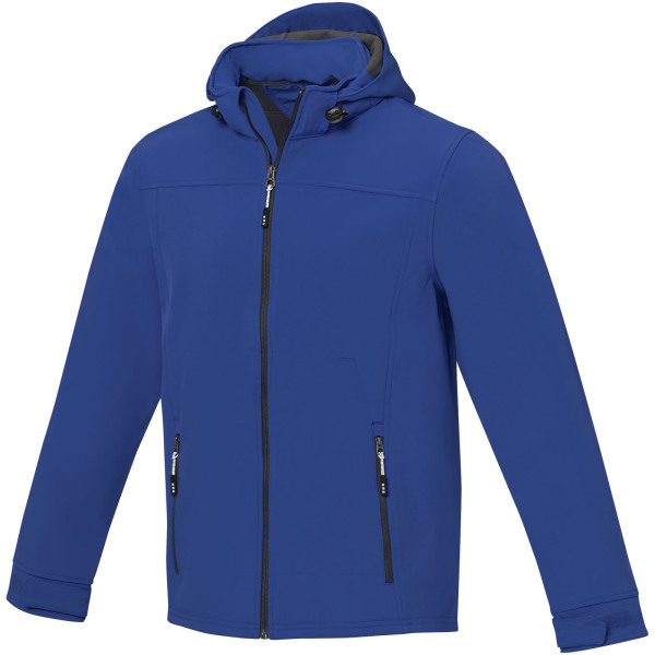 Langley men's softshell jacket - Blue - S
