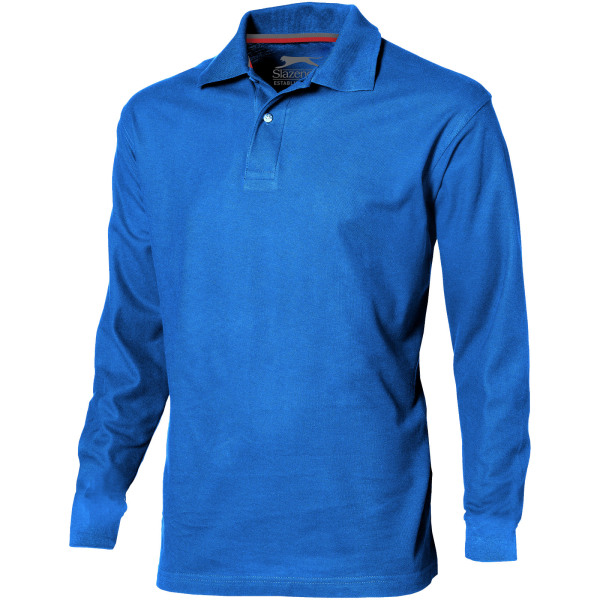 Point heren polo met lange mouwen Point heren polo met lange mouwen