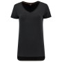 T-shirt Premium V Hals Dames 104006 Black 5XL
