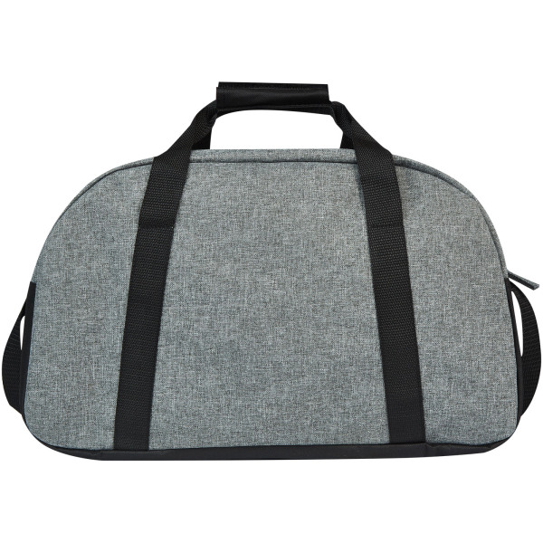 Reclaim GRS recycled two-tone sport duffel bag 21L - Solid black/Heather grey