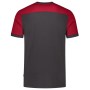 T-shirt Bicolor Naden 102006 Darkgrey-Red 6XL