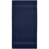 Amelia 450 g/m² håndklæde i bomuld 70x140 cm - Marineblå