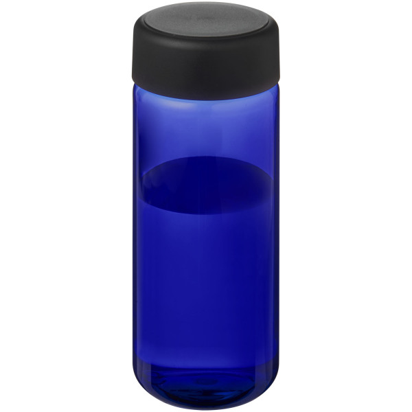 H2O Active® Octave Tritan™ 600 ml screw cap water bottle - Blue/Solid black