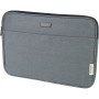 Joey 14" GRS recycled canvas laptop sleeve 2L - Grey