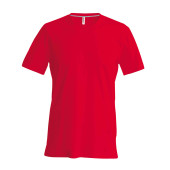 T-shirt V-hals korte mouwen Red 4XL