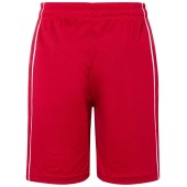 JN387K Basic Team Shorts Junior rood/wit XS