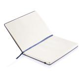 Deluxe hardcover PU A5 notitieboek, donkerblauw