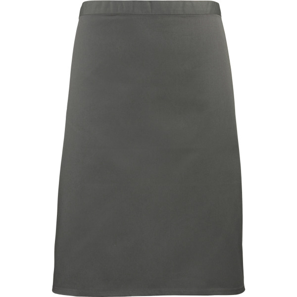 'Colours' Mid Length Apron Dark Grey One Size