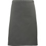 'Colours' Mid Length Apron Dark Grey One Size